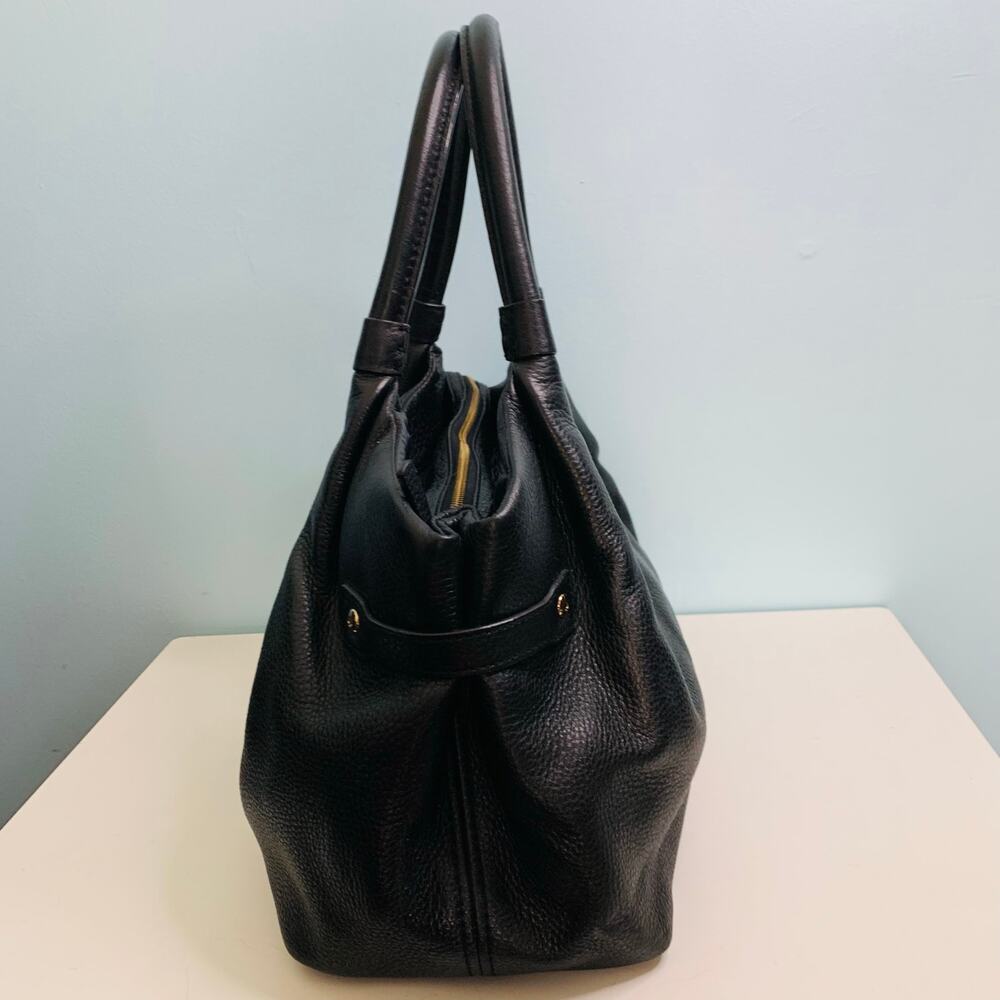 Kate Spade Stevie Berkshire Road Black Leather Satchel - Picture 2 of 8